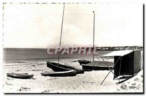 Old Postcard Bretignolles sur Mer (Vendee) The Beach