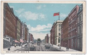 King Street , ST JOHN , New Brunswick , Canada , PU-1923