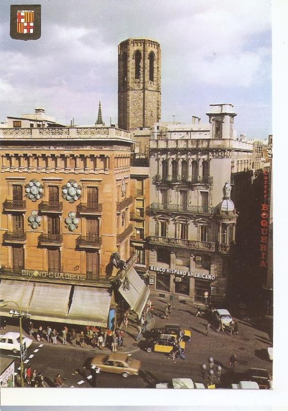 Postal 045901 : Barcelona. Pla de la Boqueria Postales Escudo de Oro Comercia...