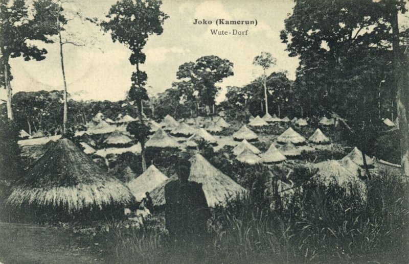 cameroon, JOKO, Native Village, Wute Mbute Vute (1910) Postcard