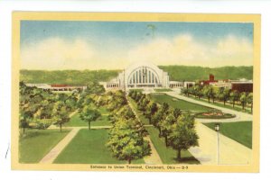 OH - Cincinnati. Union Railroad Terminal Entrance
