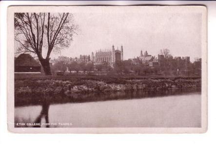 Eton College, Thames, England,