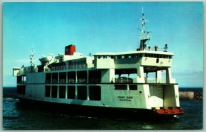MV Holiday Island Ferry PEI NB Prince Edward Island New Brunswick Postcard G7