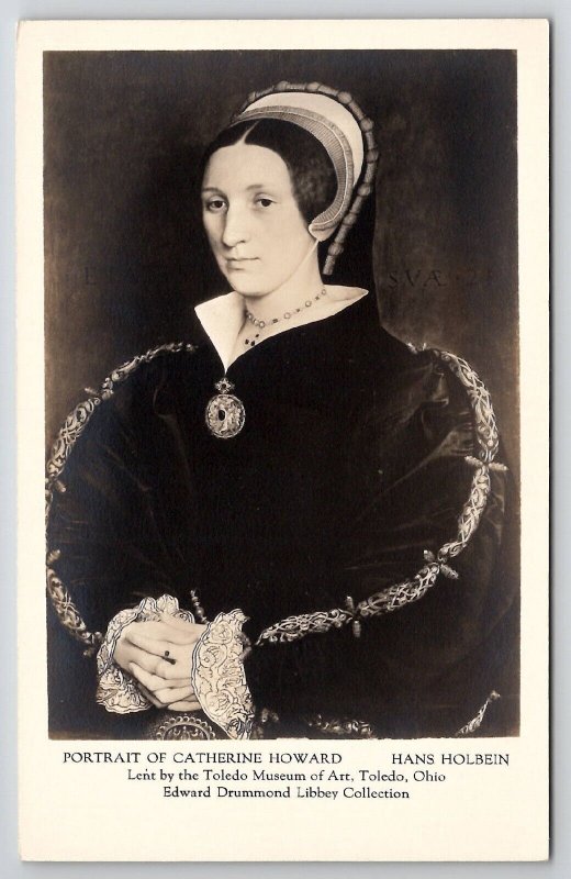 Catherine Howard Portrait Toledo Museum Of Art Photo Of Painting Postcard L21