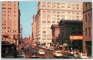 Portland Oregon, Street Scene - 1950s