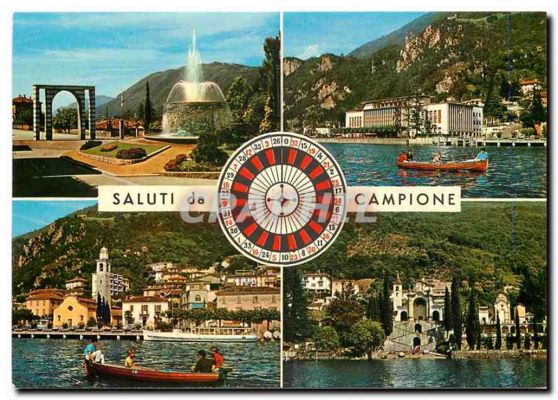 Postcard Modern Saluti di Campione