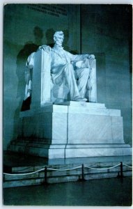 Postcard - Lincoln Statue - Lincoln Memorial - Washington, District of Columbia