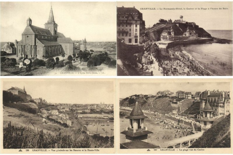 GRANVILLE MANCHE (DEP.50) BASSE NORMANDIE 300 Postcards pre-1940 (L4573)