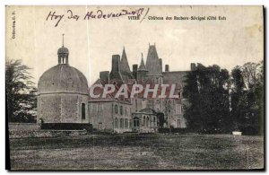 Postcard Old Glass Chateau des Rochers Sevigne East Coast
