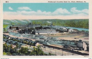 MIDLAND, Pennsylvania, 1930-1940s; Pittsburgh Crucible Steel Co. Plant