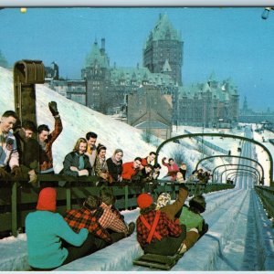 c1950s Quebec Canada Toboggan Slide Dufferin Terrace Canadian Pacific Couet A198