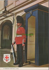 Military Postcard - Coldstream Guard Sentry, St James Palace, London RR18637