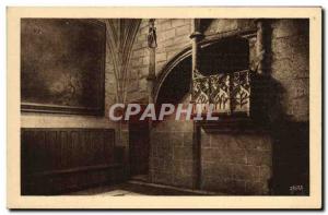 Old Postcard Villefranche De Rouergue Charterhouse the stone pulpit in the wa...