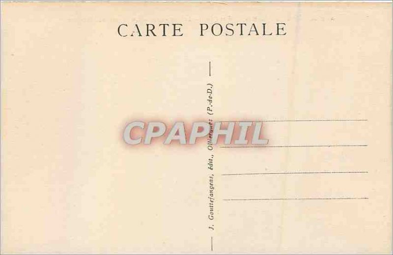 Old Postcard Thiers Gorges of the Durolle Le Bout du Monde