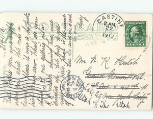 Divided-Back PANORAMIC VIEW Castine Maine ME i1534