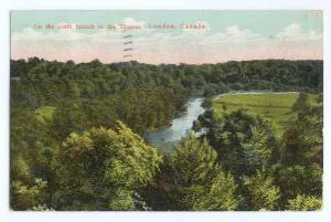 On the Ninth Branch of the Thames, London, Ontario, Canada, 1907 Divided Back