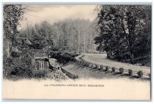 c1905 Philadelphia Lincoln Drive Wissahickon Pennsylvania PA Antique Postcard