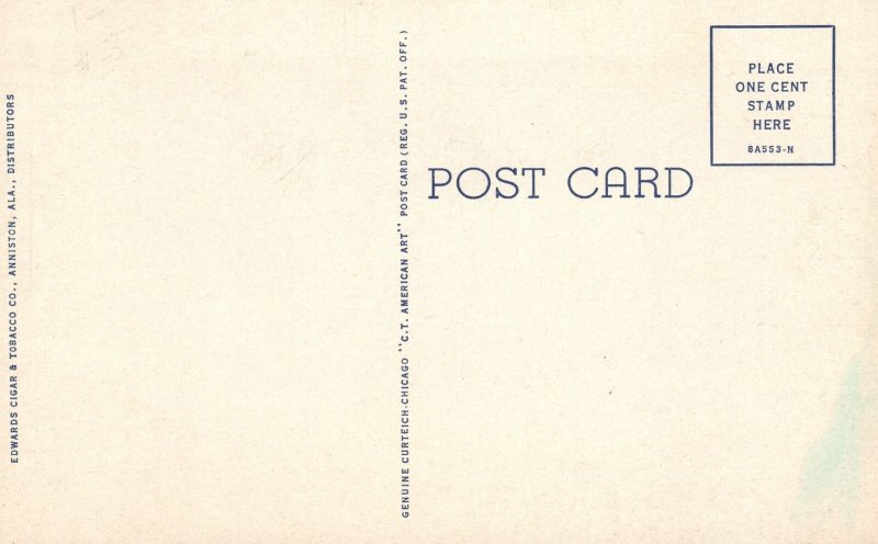 Vintage Postcard First Methodist Church & Acker Memorial Building Anniston AL