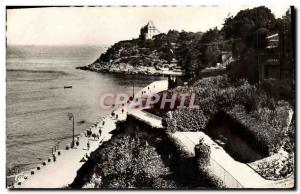 Postcard Modern Dinard La Promenade des Allies and Pointe du Reel