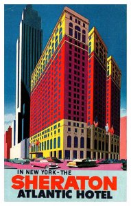 Postcard HOTEL SCENE New York City New York NY AP8319