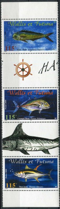 265439 Wallis & Futuna 2000 year MNH stamps set FISHES