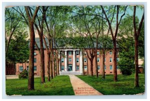 1917 North College Wesleyan University Middletown Connecticut CT Postcard 