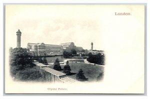 Crystal Palace Vignette London England UK UNP UDB Postcard C19