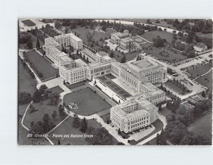 Postcard Palais des Nations Unies, Geneva, Switzerland