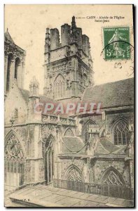 Old Postcard Caen Abisde L & # 39Eglise Saint Jean