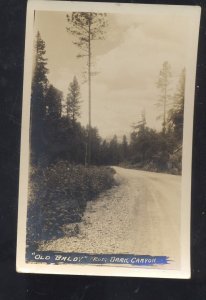 RPPC ROSWELL NEW MEXICO NM OLD BALDY FROM DARK CANYON REAL PHOTO POSTCARD