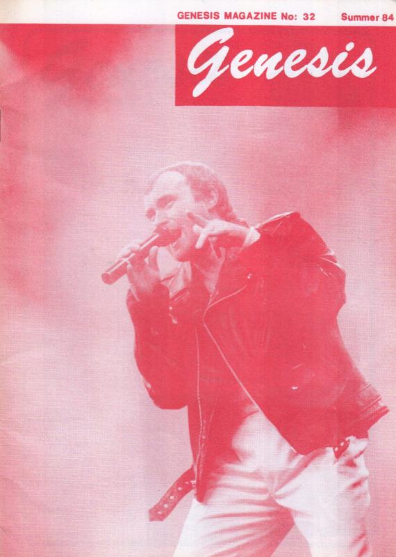 Genesis Magazine Phil Collins Photo LP Reviews Interview 1984 No 32 Fanzine Book