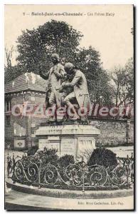 Postcard Old St Just en Chaussee The brothers Hauy