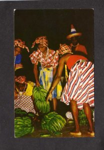 Jamaica West Indies Dancers Banana Dance Native Jamaicans Postcard Carte Postale