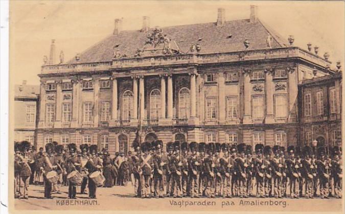 Denmark Copenhagen Military Parade Amalienborg