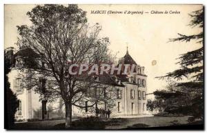 Old Postcard Marcei vicinity of Argentan Chateau De Corday