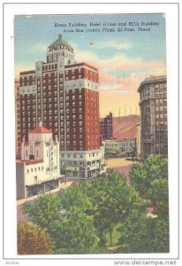 Kress Building, Hotel Hilton & Mills Building, From San Jacinto Plaza, El Pas...