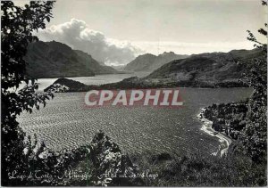 Postcard Modern Lake Como Menaggio Dawn in the middle of Lake