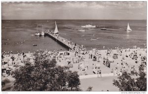 RP, TIMMENDORFER STRAND (Schleswig-Holstein), Germany, PU-1954; Blick Von Der...