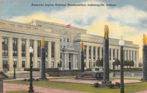INDIANAPOLIS, IN Indiana  AMERICAN LEGION NATIONAL HEADQUARTERS c1940's Postcard