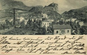 italy, ARCO, Chiesa e Castello di Arco (1901) Postcard