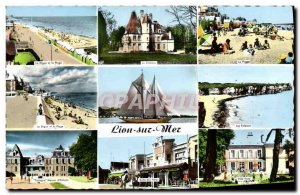 Modern Postcard Sea Lion The promenade and the beach The Castle Beach Sailboa...