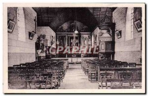 Old Postcard Lassy L & # 39Interieur From I & # 39Eglise