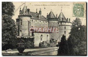 Old Postcard Collection Du Chateau De Chastellux The Court & # 39Honneur