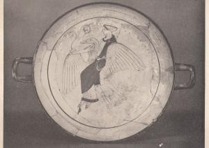 Aphrodite Riding On A Goose Artic Greek Vase Museum Postcard