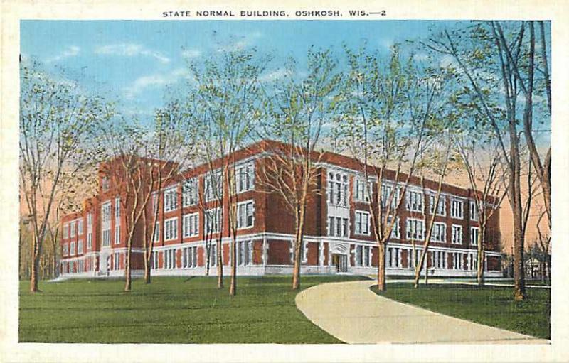 State Normal Building, Oshkosh, WI, Wisconsin, Linen