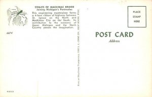 Straits of Mackinac Bridge Joining Michigan's Peninsulas Mackinac Bridge MI 