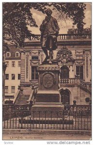 Goethe-Denkmal, Leipzig (Saxony), Germany, 1900-1910s