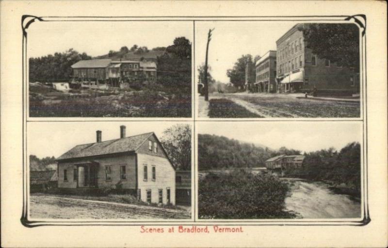 Bradford VT Multi-View c1910 Postcard