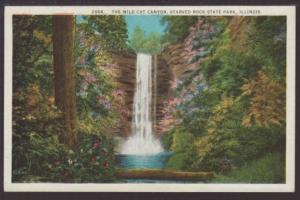 Wild Cat Canyon,Starved Rock State Park,IL Postcard 