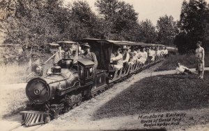 Michigan Benton Harbor Eden Springs House Of David Park Miniature Train Real ...